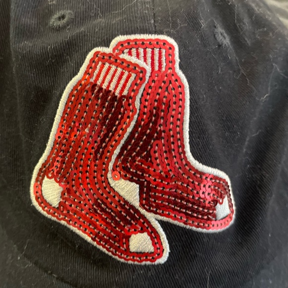 Pink Boston Red Sox sequence baseball hat - Picture 2 of 5